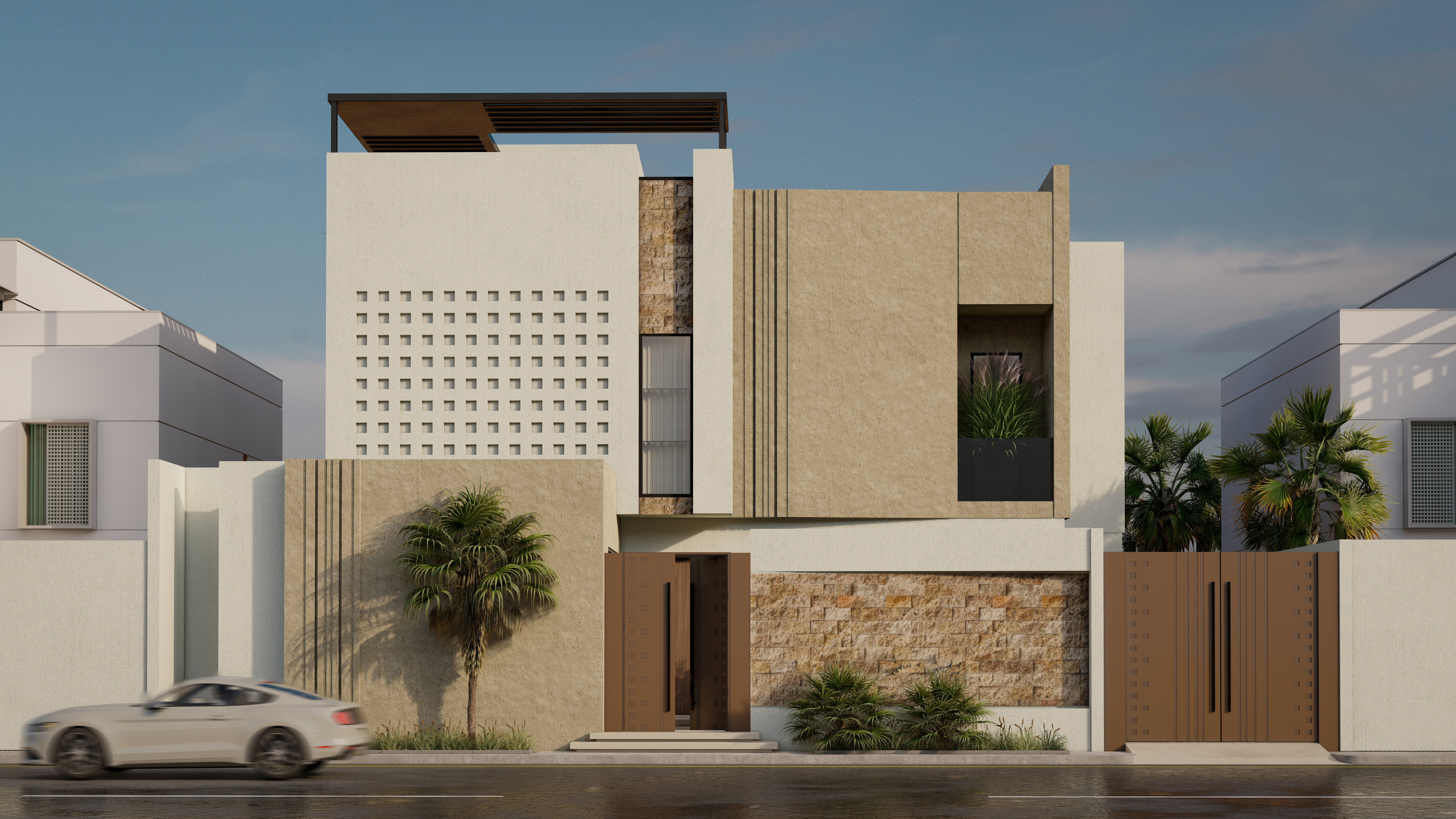 فيلا سكنية طراز النجدي
